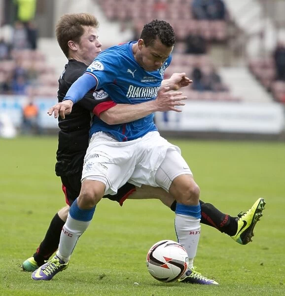 Intense Rivalry: Peralta vs. Whittle - Scottish League One Showdown between Dunfermline Athletic and Rangers