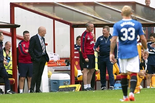 Intense Rivalry: Weir and McGhee's Heated Exchange on the Rangers-Motherwell Touchline