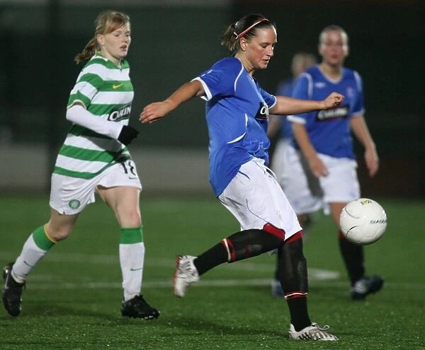 Jayne Somerville Scores the Thrilling Winning Goal for Rangers Ladies Against Celtic Ladies (2-1) at Petershill Park