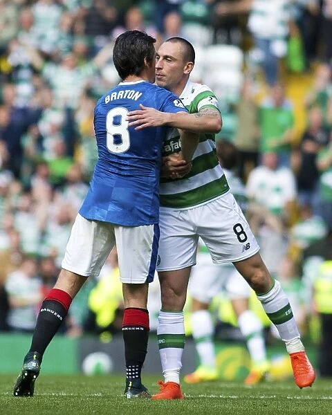 Joey Barton and Scott Brown: A Historic Moment of Sportsmanship - Rangers and Celtic's Championship Showdown at Celtic Park (2003)