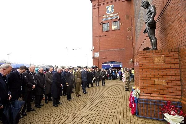 John Greig: Scottish Cup Champion and Remembrance Day Hero - A Tribute at Ibrox