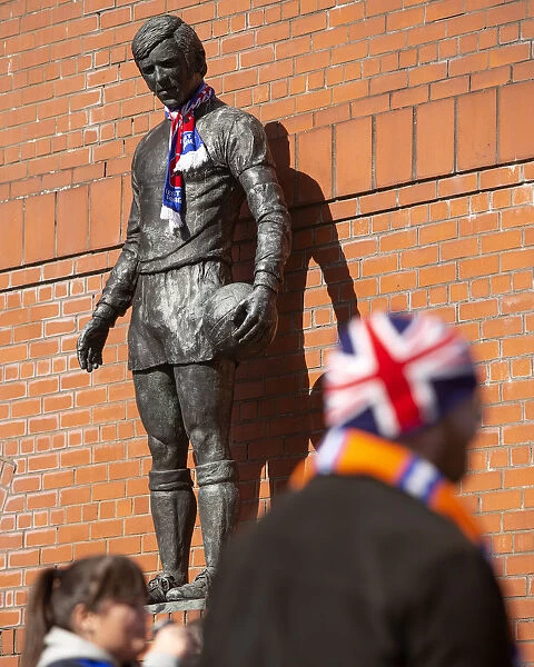 John Greig Statue at Ibrox Stadium: Rangers vs St. Johnstone, Ladbrokes Premiership