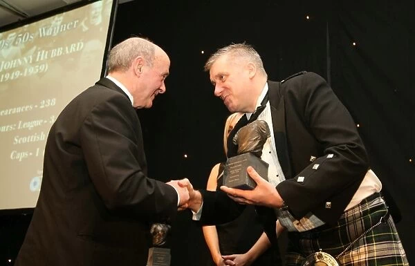 Johnny Hubbard Inducted into Rangers Football Club Hall of Fame (2008) - Receiving His Award at Hilton Hotel, Glasgow
