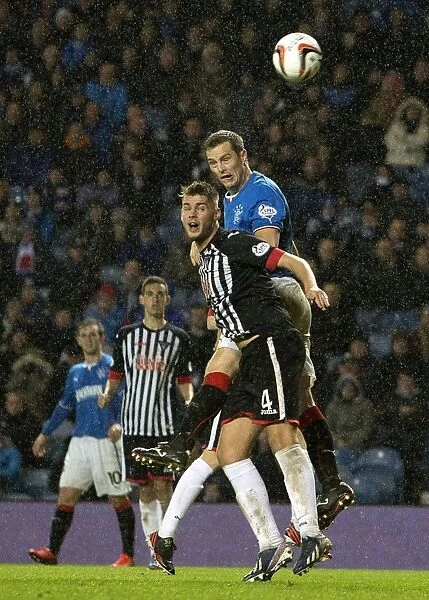 Jon Daly's Double Strike: Scottish Cup Victory Moment at Ibrox Stadium (Rangers vs Dunfermline Athletic, SPFL League 1, 2003)