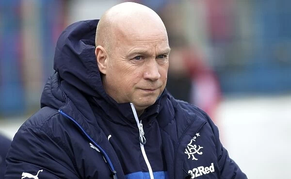 Kenny McDowall: Rangers Manager in Scottish Championship Match at Central Park (2003 Scottish Cup Winners)