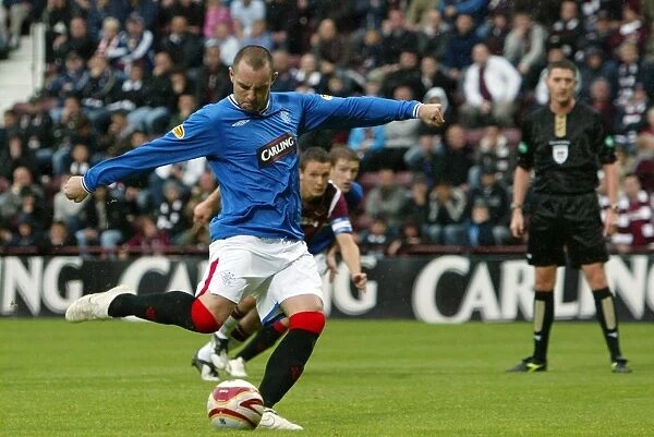 Kris Boyd Scores the Dramatic Penalty: Rangers Victory at Tynecastle (1-2)