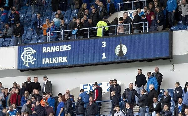 Ladbrokes Championship Clash: Rangers vs Falkirk at Ibrox Stadium - The Intense Scoreboard Showdown