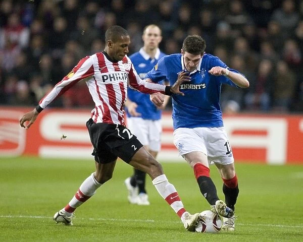Lafferty vs Marcelo: A Battle at Philips Stadion - 0-0 Stalemate in Rangers vs PSV Eindhoven UEFA Europa League Round of 16 First Leg