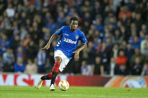 Lassana Coulibaly in Action: Europa League Showdown at Ibrox Stadium