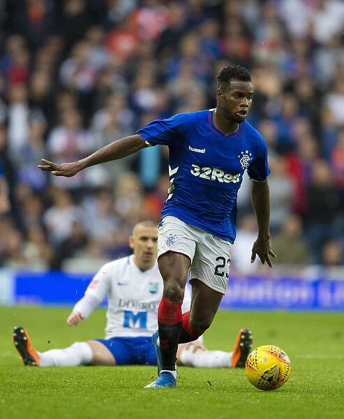 Lassana Coulibaly Charges Forward: Rangers Europa League Battle at Ibrox Stadium