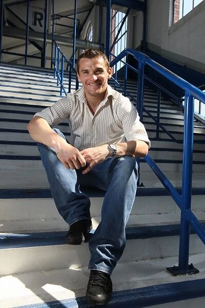 Lee McCulloch at Rangers Football Club Media Day Before UEFA Cup Final at Ibrox