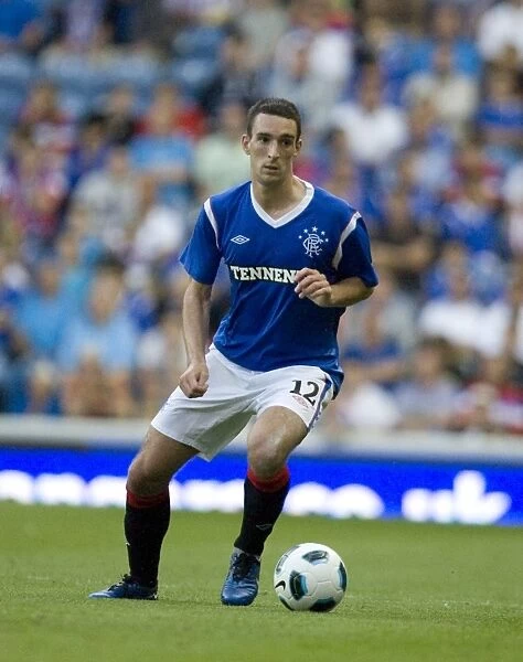 Lee Wallace at Ibrox: Rangers vs Malmo FF in UEFA Champions League Third Qualifying Round, First Leg (1-0 to Malmo)