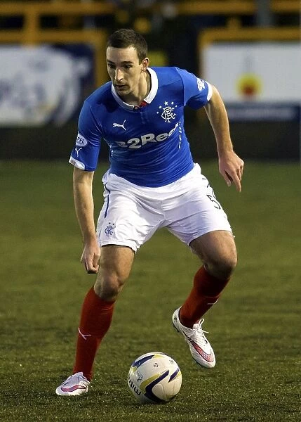 Lee Wallace at Indodrill Stadium: Rangers Defender in Championship Action Against Alloa Athletic