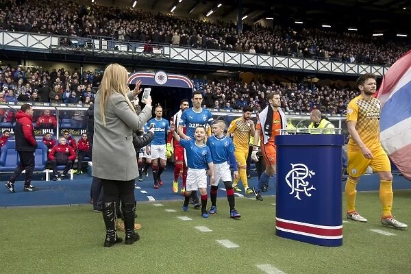 Lee Wallace Kicks Off Scottish Cup Fifth Round at Ibrox Stadium: Rangers Captain Leads the Charge