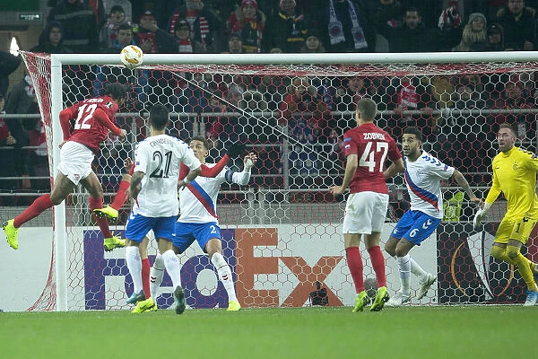 Luiz Adriano Scores Third Goal: Spartak Moscow vs Rangers, Europa League - Group G, Otkritie Arena