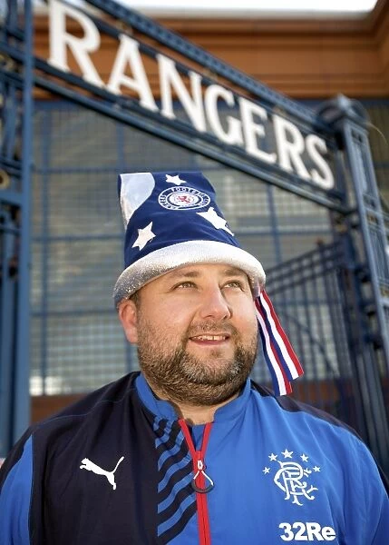Magical Rangers FC Fan: Paul Boyle's Enchanted Support at Ibrox Stadium (Scottish Cup Champions 2003)