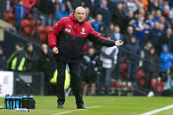 Mark Warburton at the Helm: Rangers in Epic Betfred Cup Semi-Final Clash Against Celtic at Hampden Park