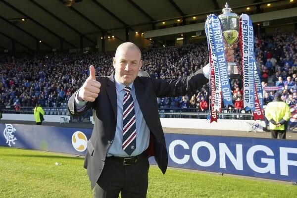 Mark Warburton and Rangers FC Triumph in the Petrofac Training Cup at Hampden Park (2003)