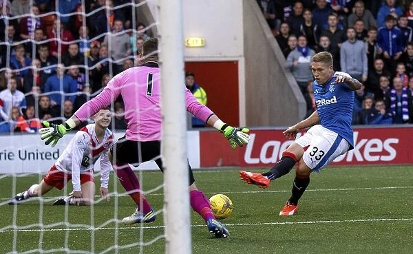 Martyn Waghorn Scores the Game-Winning Goal for Rangers in League Cup Clash at Airdrieonians Excelsior Stadium