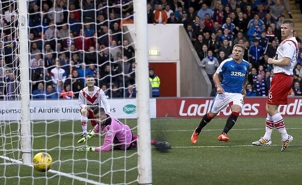Martyn Waghorn Scores for Rangers in League Cup Victory at Airdrieonians Excelsior Stadium