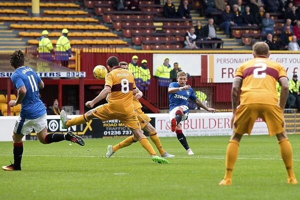 Martyn Waghorn Scores the Thrilling Betfred Cup Winning Goal for Rangers at Fir Park Against Motherwell