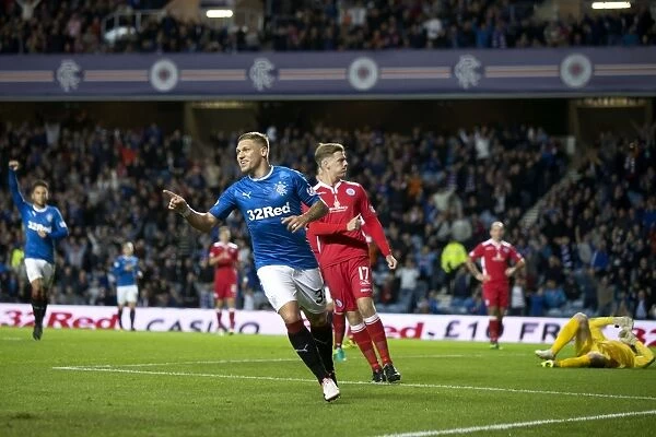 Martyn Waghorn's Double Strike: Betfred Cup Quarterfinal Triumph at Ibrox Stadium