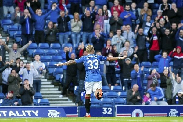 Martyn Waghorn's Double Strike: Betfred Cup Match vs Stranraer at Ibrox Stadium