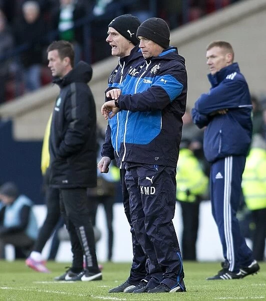 McDowall and Rangers Battle in Scottish League Cup Semi-Final at Hampden Park