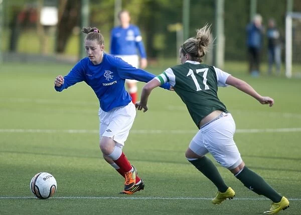 Megan Foley's Intense Battle: Rangers Ladies vs. Hibernian Ladies