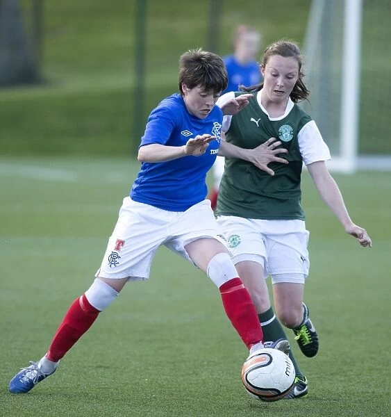 Megan Sneddon's Intense Battle: Rangers Ladies vs Hibernian Ladies