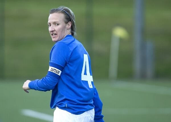 Michelle Barr's Determined Performance: Rangers Ladies Battle Against Hibernian in SWPL
