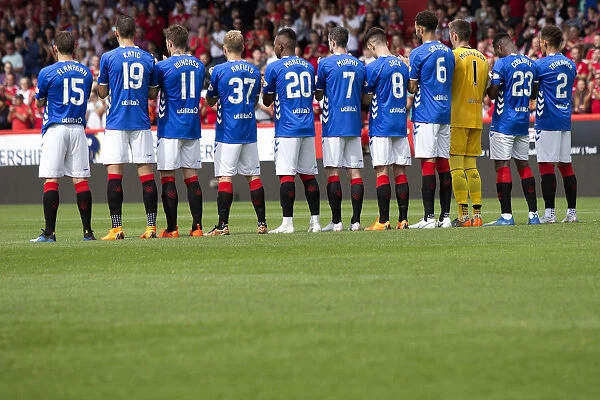Minutes Applause for Neil Cooper: A Tribute at Pittodrie Stadium during Aberdeen vs Rangers (Scottish Cup Winners 2003)