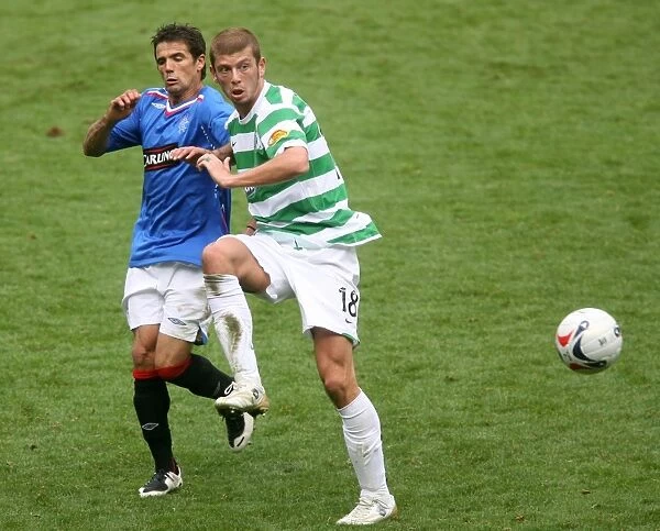 Nacho Novo vs Massimo Donati: Intense Rivalry Unfolds in Rangers 3-0 Celtic Clash (Clydesdale Bank Premier League)