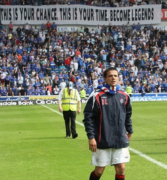 Nacho Novo's Thrilling Celebration: Rangers 3-1 Victory Over Dundee United (Clydesdale Bank Premier League)