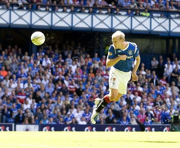 Naismith's Dramatic Equalizer: Rangers vs Hearts at Ibrox (Clydesdale Bank Scottish Premier League)