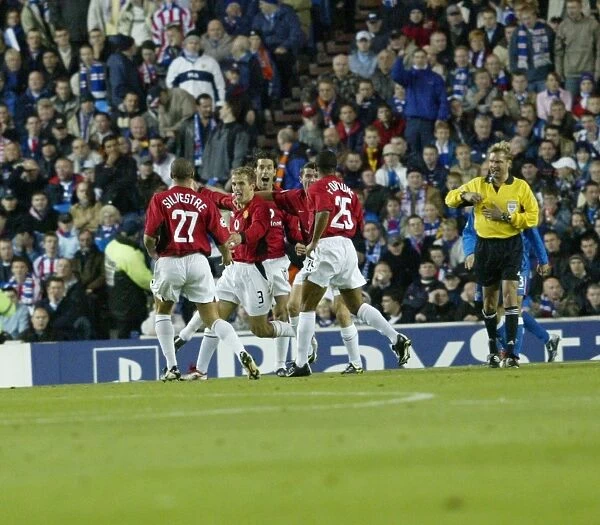Neville's Triumph: Manchester United's Thrilling 1-0 Victory Over Rangers (22 / 10 / 03)