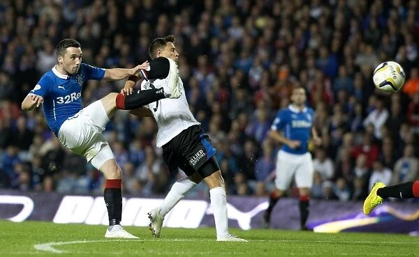 Nicky Clark Scores the Thrilling Winning Goal for Rangers in the 2003 Scottish League Cup Final at Ibrox Stadium