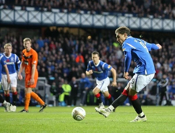 Nikica Jelavic Scores His Second Penalty: Rangers 3-1 Dundee United in Scottish Premier League