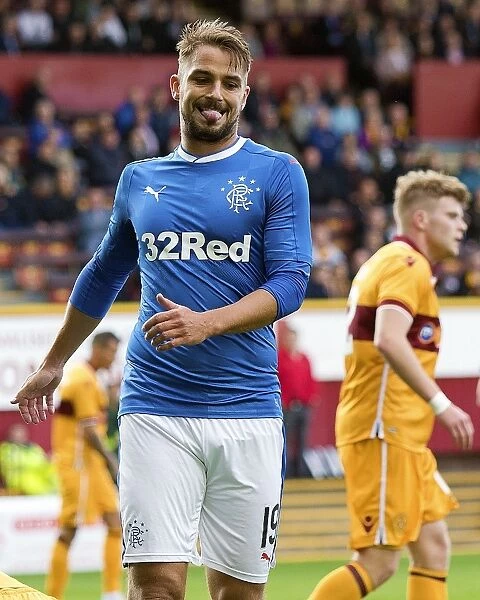 Niko Kranjcar in Action: Rangers vs Motherwell - Betfred Cup Clash at Fir Park