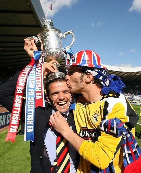 Novo and Cuellar's Triumph: Rangers Scottish Cup Victory (2008) - The Unforgettable Moment of Nacho Novo and Carlos Cuellar Lifting the Scottish Cup