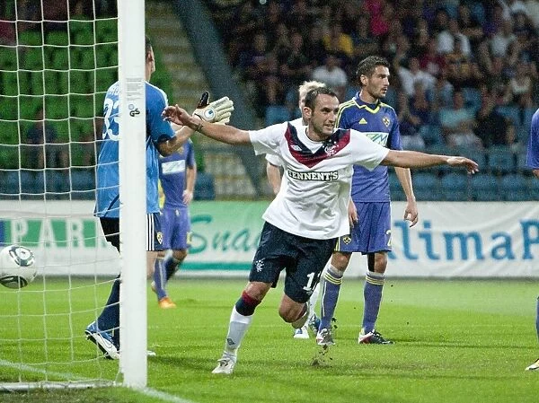 Ortiz's Dramatic Goal: Rangers Take the Lead in UEFA Europa League Play-offs vs. NK Maribor (2-1)