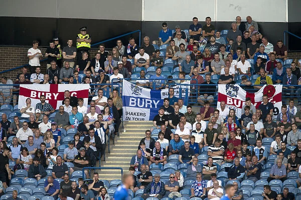 Passionate Bury Fans at Ibrox Stadium: A Pre-Season Encounter with Rangers