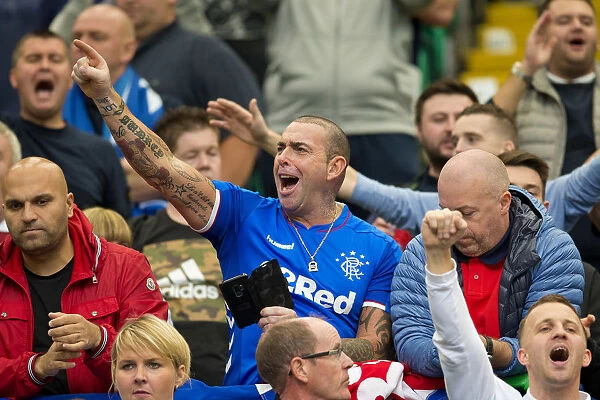 The Passionate Football Rivalry: Rangers vs Celtic - A Sea of Fans at Celtic Park