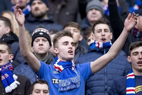 Passionate Rangers Fans Celebrate Scottish Cup Victory at Celtic Park: The Old Firm Derby (2003)