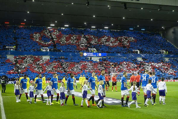 Passionate Rangers Fans United: A Europa League Showdown at Ibrox Stadium (Scottish Cup Winners 2003)