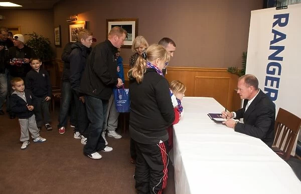 Paul Gascoigne at Rangers: Book Signing after Rangers vs. St Mirren Match, October 2011 (1-1)
