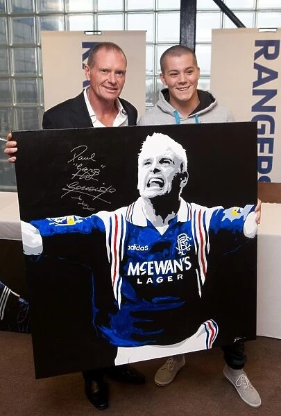 Paul Gascoigne at Rangers: Signing Session after Rangers vs. St Mirren Match (October 2011)