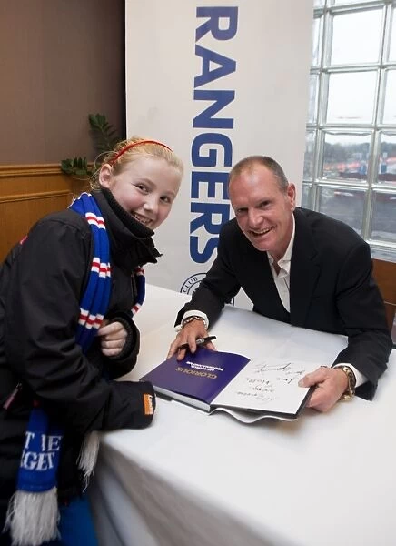 Paul Gascoigne at Rangers: Signing Sessions After Rangers vs. St Mirren Match (October 2011)