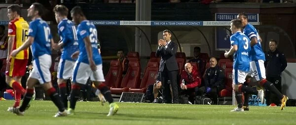Pedro Caixinha Leads Rangers in Betfred Cup Quarterfinal Showdown against Partick Thistle at The Energy Check Stadium