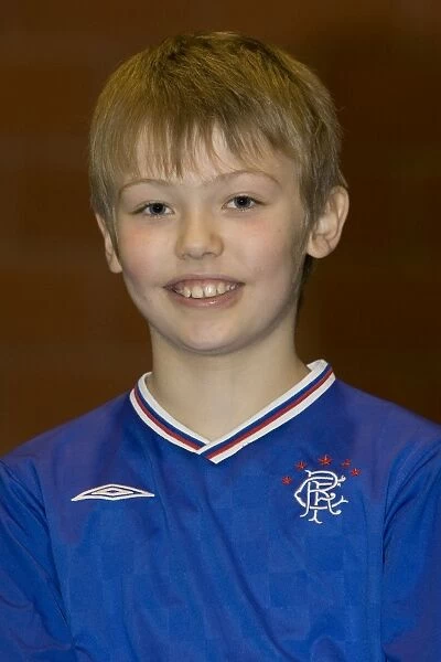 Rangers Under 10s Team and Nathan Brown's Headshots at Murray Park
